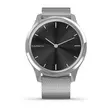 Smartwatch Garmin Vivomove Luxe Acero inox. Malla Plateada