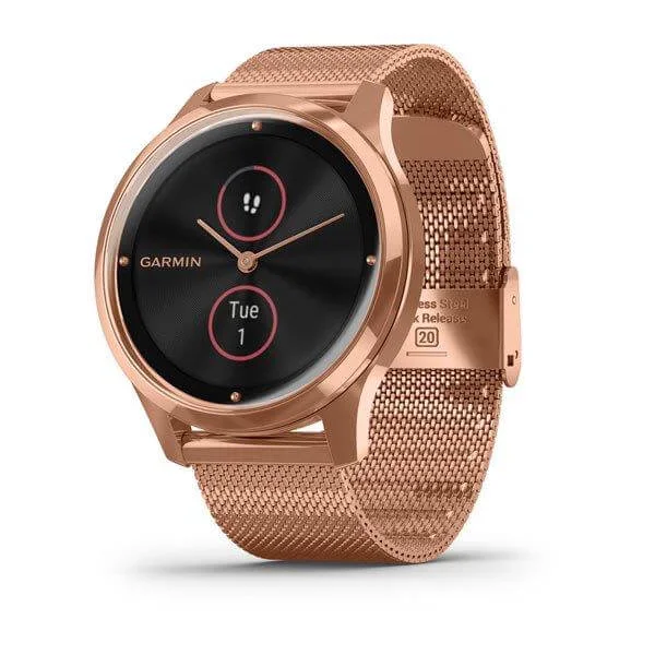 Smartwatch Garmin Vivomove Luxe Rosa Dorado
