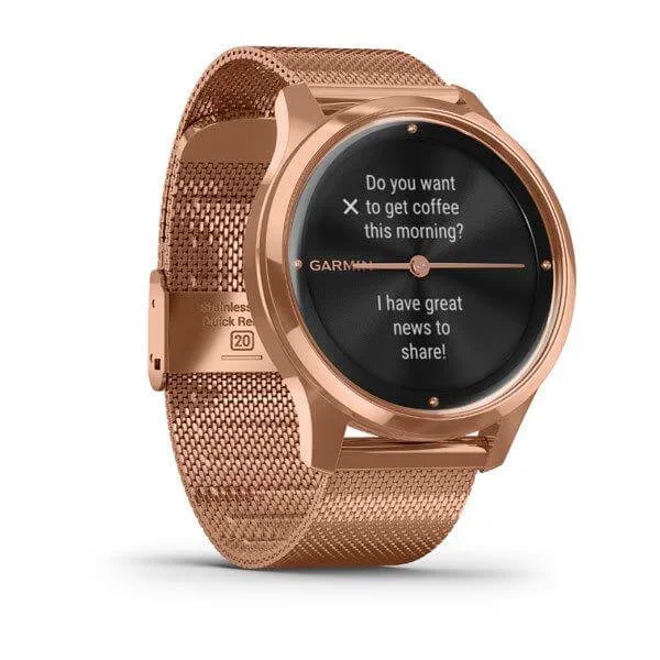 Smartwatch Garmin Vivomove Luxe Rosa Dorado