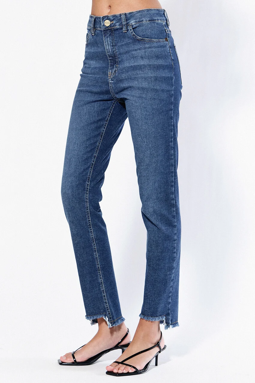 Boyfriend Mommy Azul Gastado