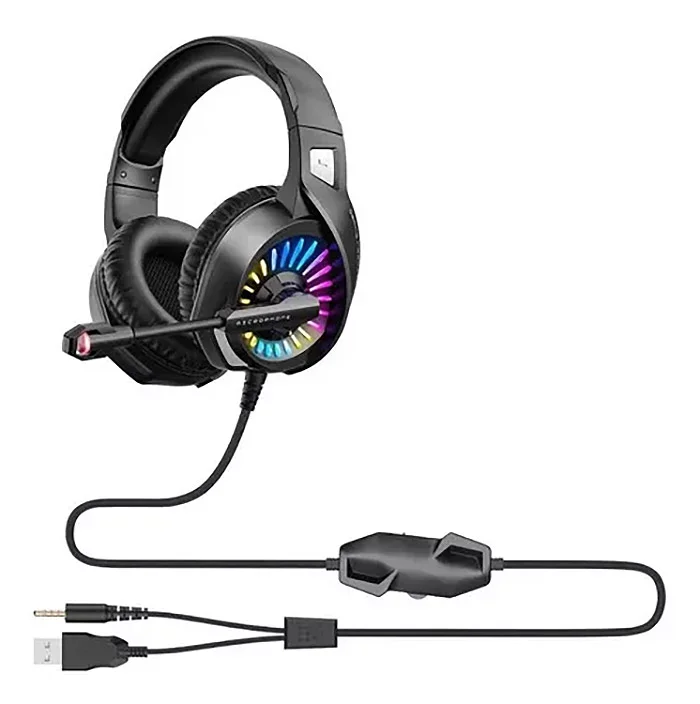 Auriculares Kanji KJ-G900 RGB gamer c/micrófono