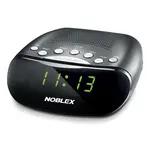 Radio Reloj Noblex RJ-780 AM/FM Visor grande, doble alarma
