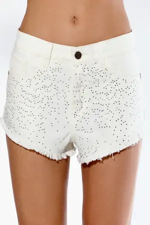 Short Mini Maria Blanco Strass